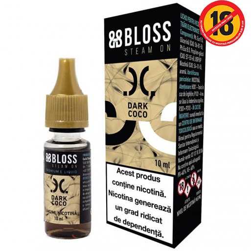 Lichid pentru Tigara Electronica 10ml Bloss Dark Coco 18mg/ml