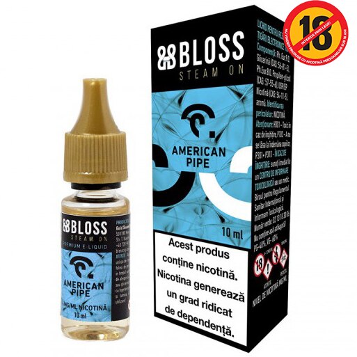 Lichid pentru Tigara Electronica 10ml Bloss American Pipe 6mg/ml