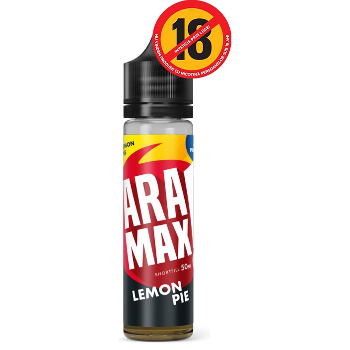 Lichid Shortfill pt Tigara Electronica, Aramax, 0mg, 50ml, Lemon Pie