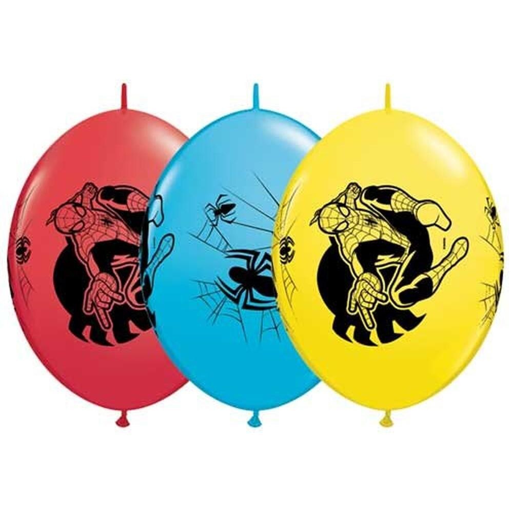 Set 10 baloane Cony Spiderman, 12'', Qualatex