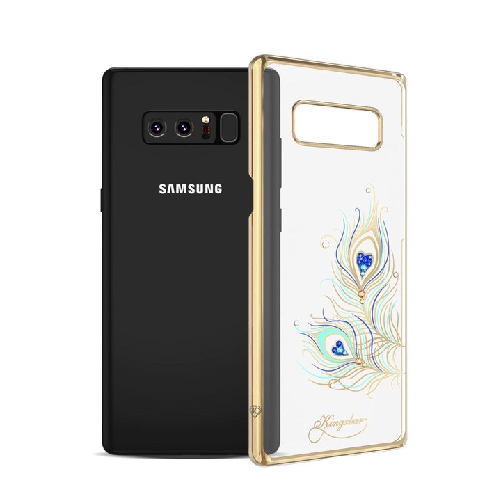 Кейс Kingxbar за Samsung Galaxy Note 8 Crystal design - Златен
