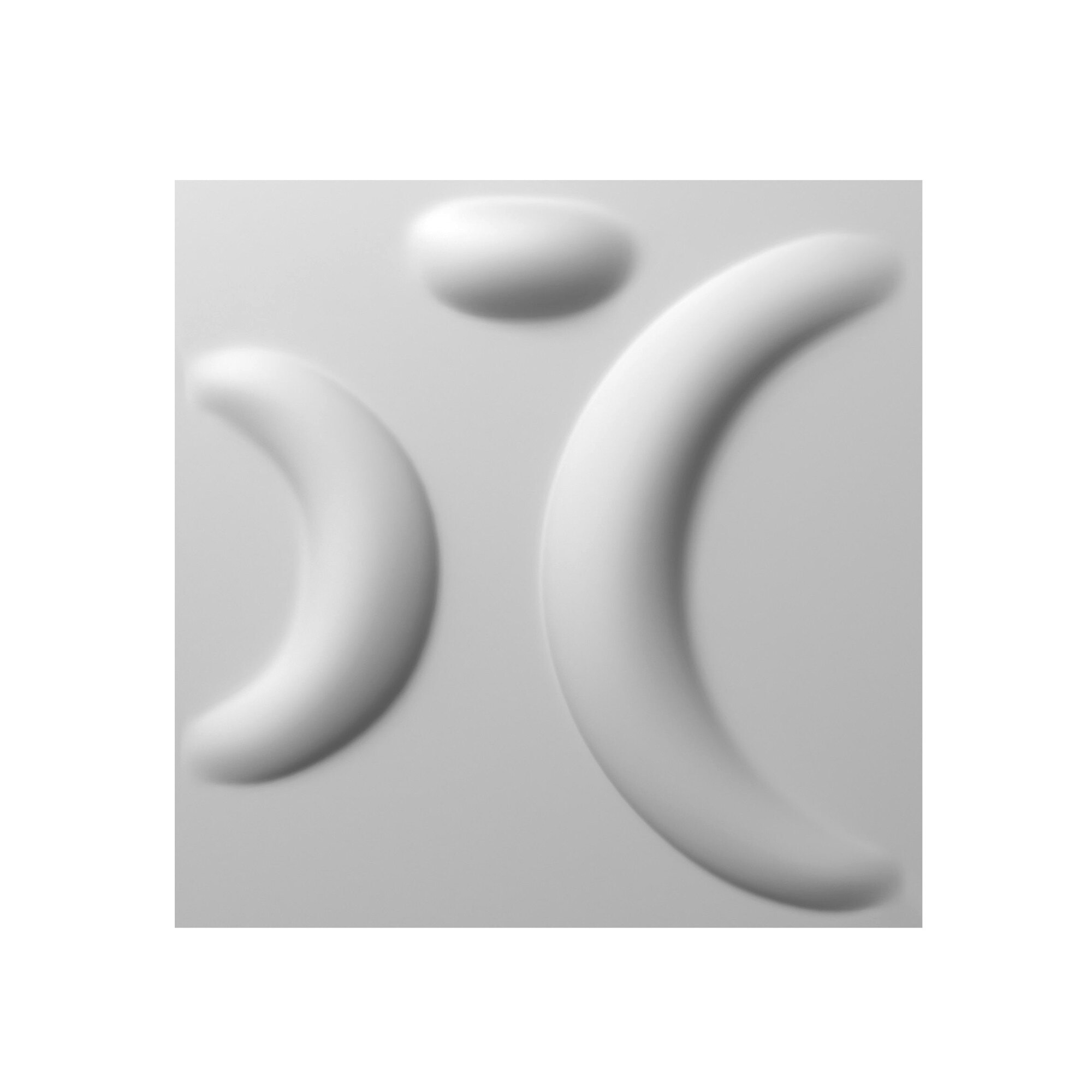 Panel Decorativ 3D, Model Laver , Culoare Nature, Dimensiuni 50 x 50 cm