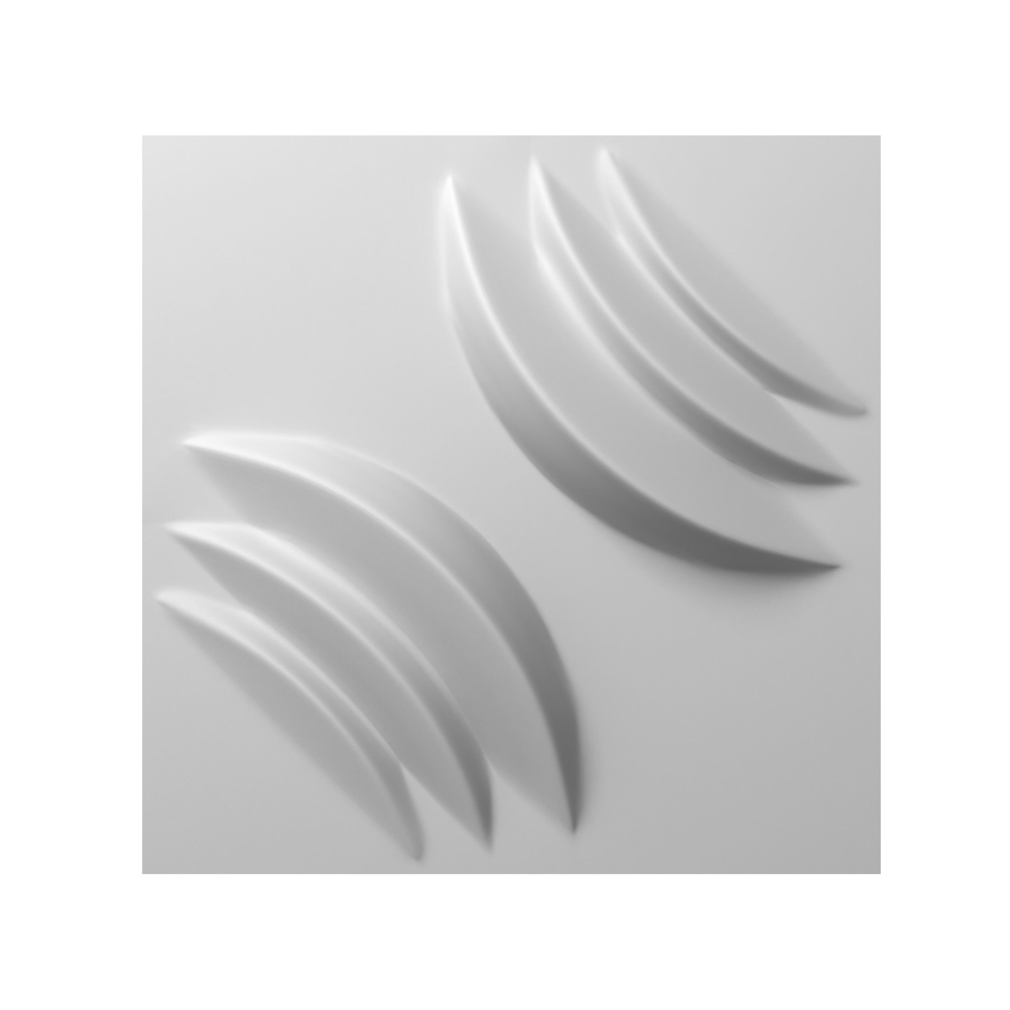 Panel Decorativ 3D, Model Rosw , Culoare Nature, Dimensiuni 50 x 50 cm