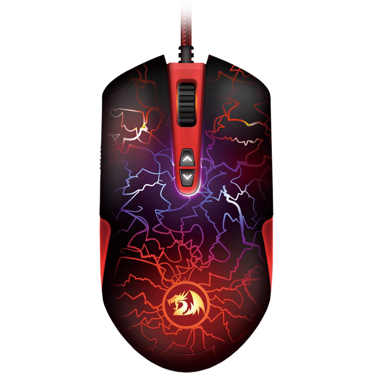 Mouse gaming Redragon Lavawolf2, iluminare RGB, Negru