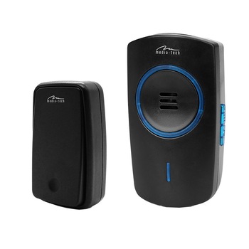 Sonerie wireless fara baterie Media-TEch Kinetic MT5701, cu 1 receptor, 51 tonuri, 150m Sonerie wireless fara baterie Media-TEch Kinetic MT5701, cu 1 receptor, 51 tonuri, 150m