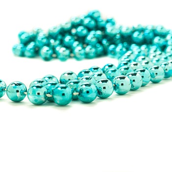 Sirag margele decorative Holly albastre 5m x 7.5mm Sirag margele decorative Holly albastre 5m x 7.5mm