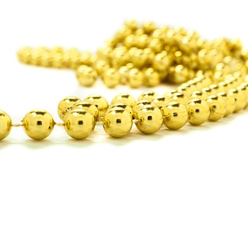 Sirag margele decorative Holly auriu 5m x 7.5mm Sirag margele decorative Holly auriu 5m x 7.5mm