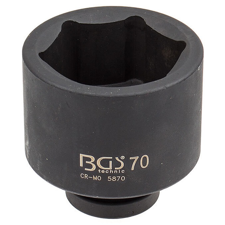 Cheie tubulara de impact, 70mm, 1", BGS