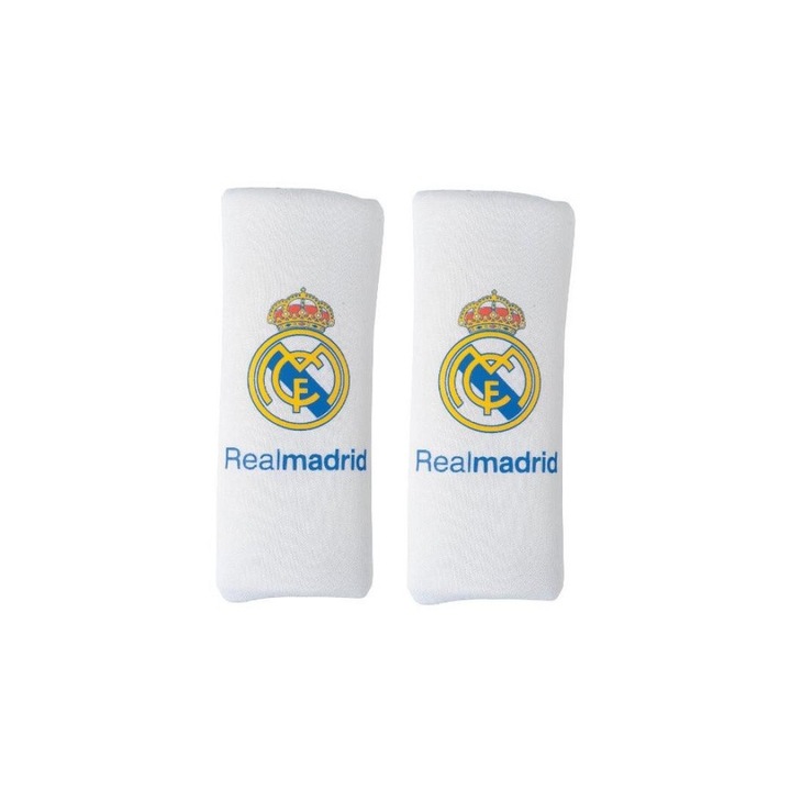 Real Madrid biztonsági övpárna gyermek, fehér