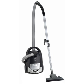 Aspirator cu sac Fakir Trend A1, 3.5 l, Tub telescopic, Perie speciala parchet, 750 W, Filtru EPA, Negru Aspirator cu sac Fakir Trend A1, 3.5 l, Tub telescopic, Perie speciala parchet, 750 W, Filtru EPA, Negru