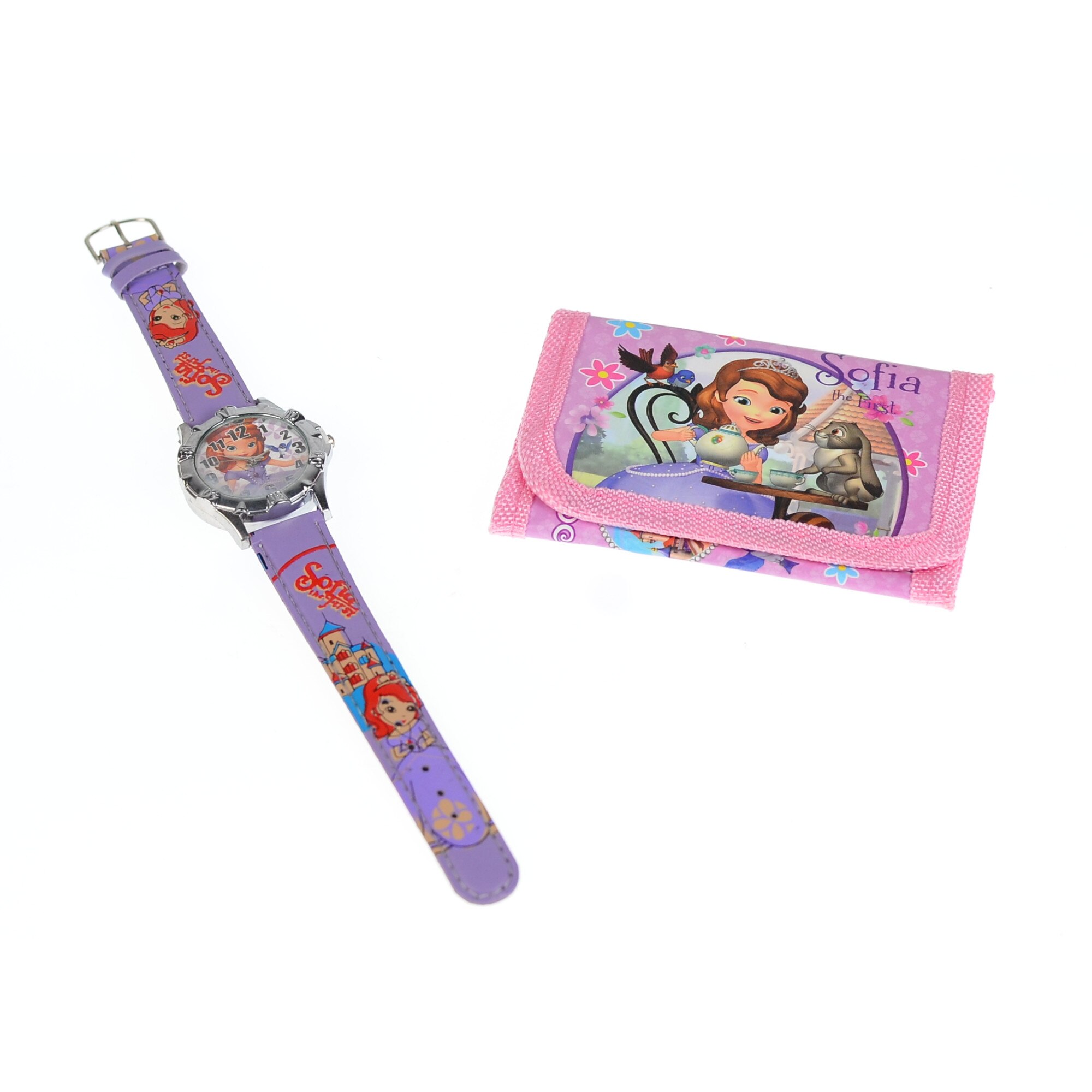 Set ceas pentru copii cu Sofia + portofel cadou - COCO6635