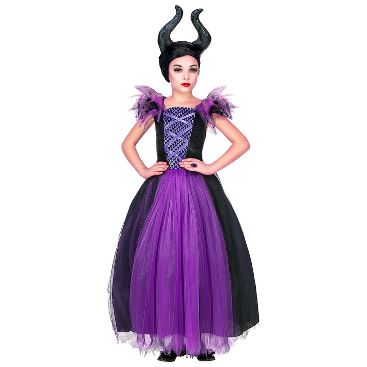 Costum Maleficent Premium Widmann 8-10 ani