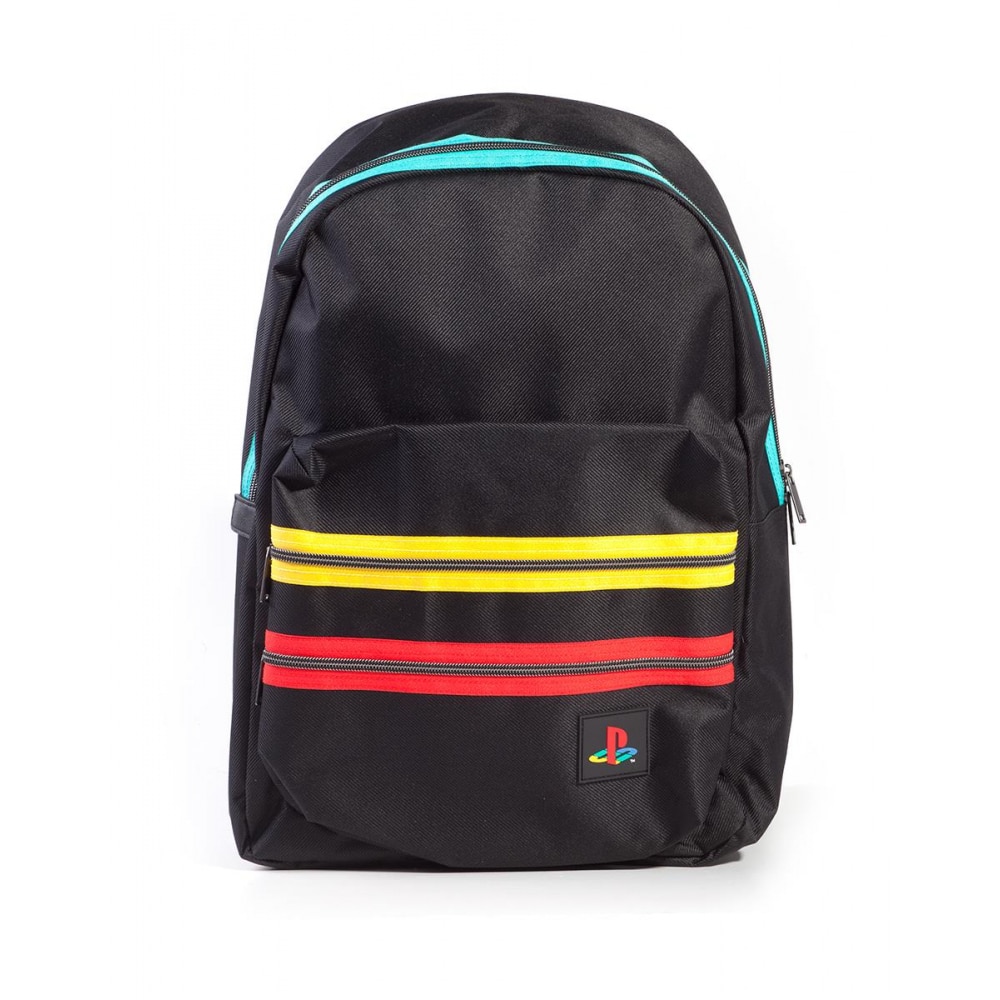 Rucsac Bioworld PlayStation, Black Retro Logo Backpack, negru