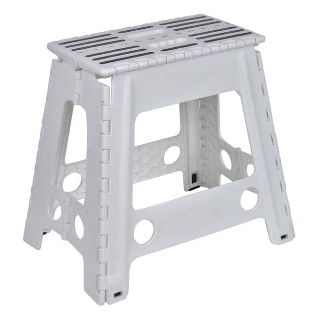 Scaun pliabil gri 41x19x47,5 cm , pentru adulti sau copii , ATS