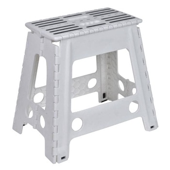 Scaun pliabil gri 41x19x47,5 cm , pentru adulti sau copii , ATS Scaun pliabil gri 41x19x47,5 cm , pentru adulti sau copii , ATS