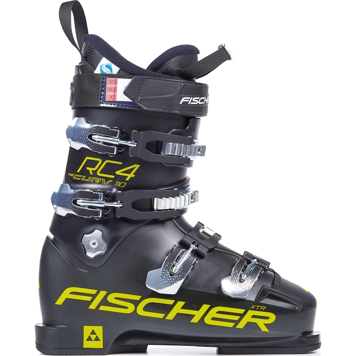 Ски обувки Fischer RC4 Curv XTR 110, Черен, Жълт, 29