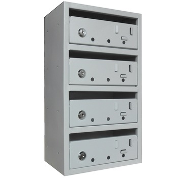 Cutie postala scara bloc 4 module 250x160x435 mm (LxlxH), ECO+ Cutie postala scara bloc 4 module 250x160x435 mm (LxlxH), ECO+