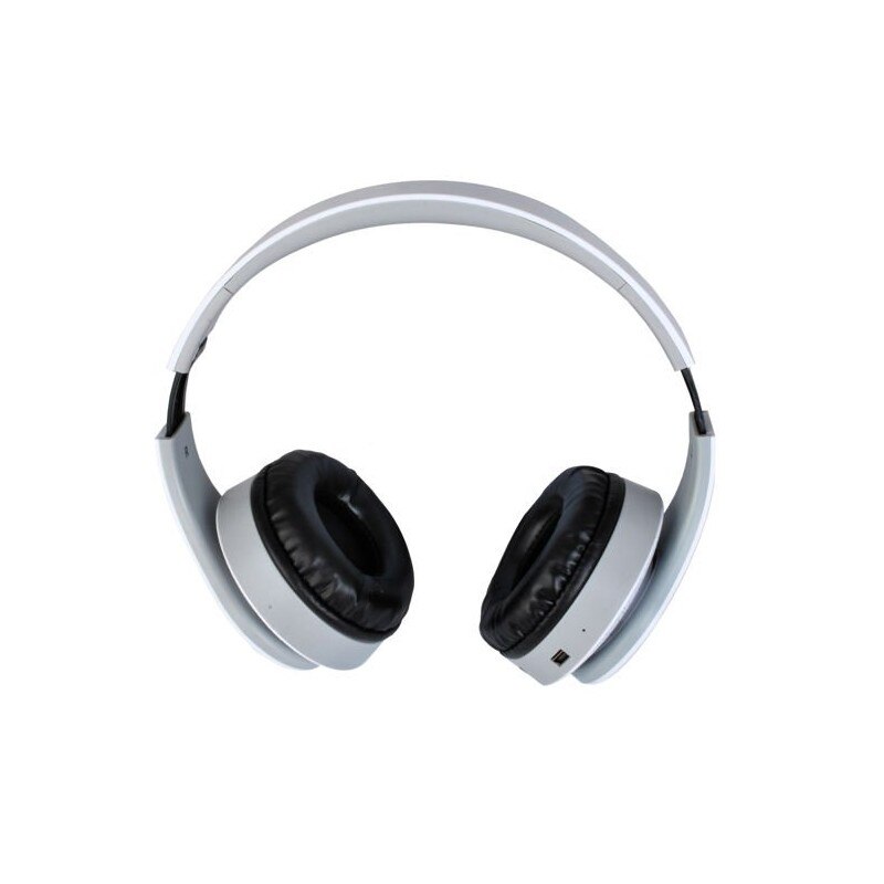 Casti Audio Bluetooth, Wireless, Pliabile, Alb-Gri