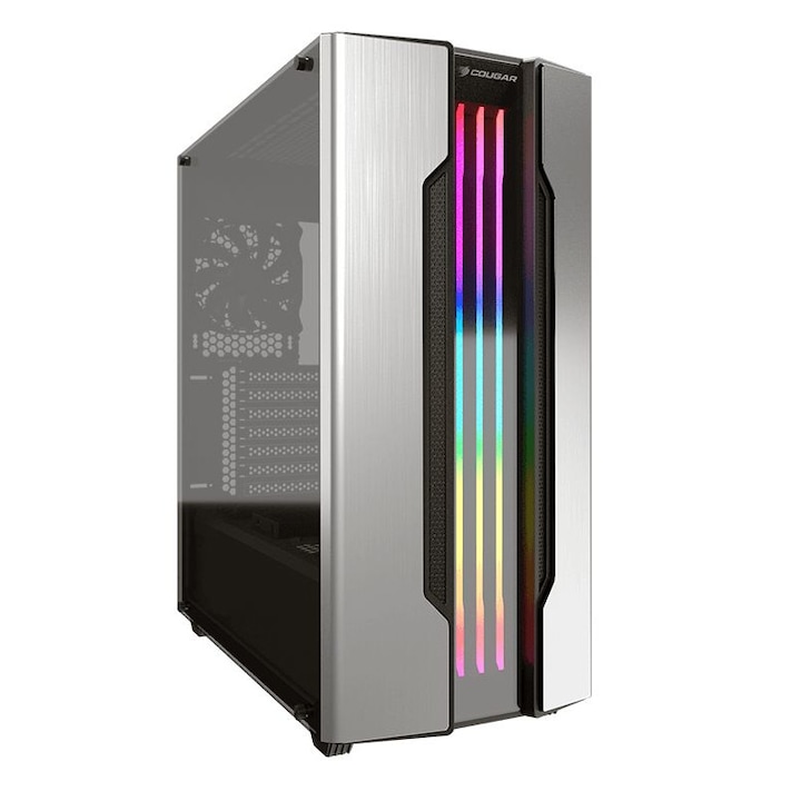 Carcasa Cooler Master MasterBox TD300 MESH, fara sursa de alimentare, sticla securizata Alb
