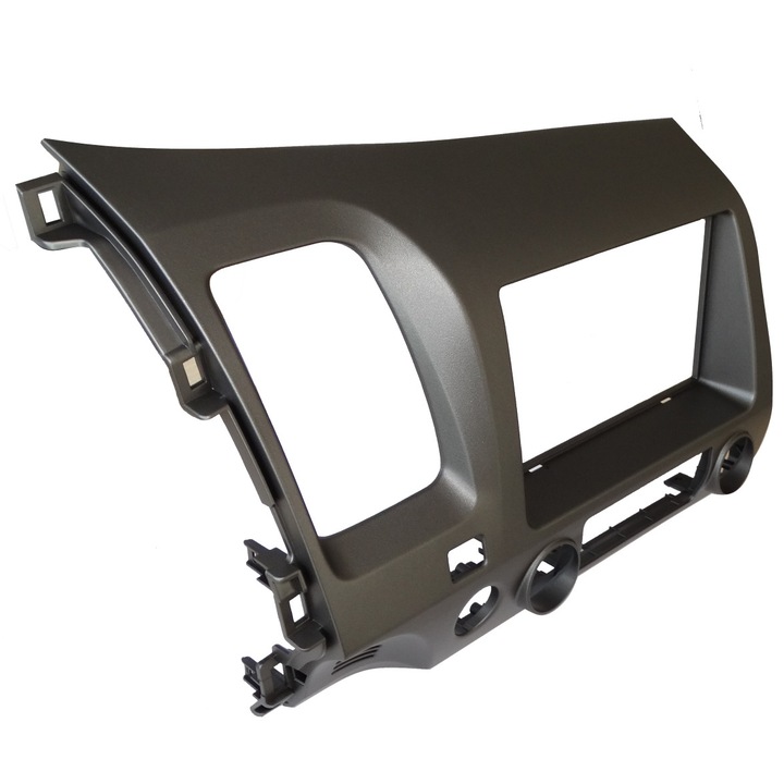 Адаптерна рамка за панел AERZETIX, 2 Din, за Civic 2007-2011, Сив