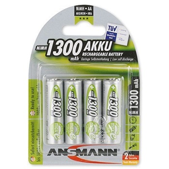 Acumulator Ansmann AA 1300mAh, blister 4 bucati Acumulator Ansmann AA 1300mAh, blister 4 bucati