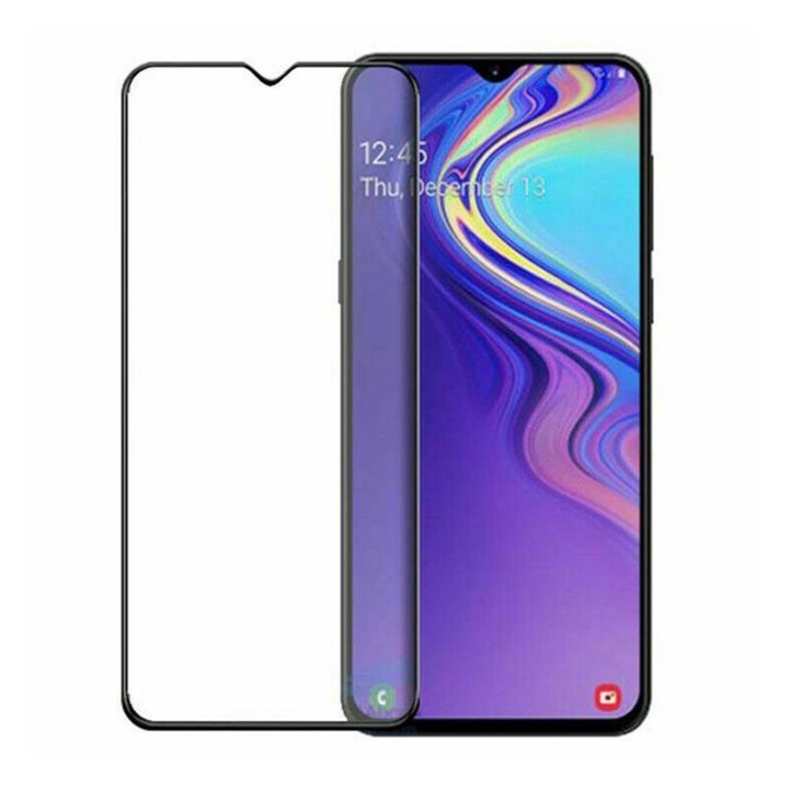 3D/5D Стъклен протектор за дисплей MBX закалено стъкло с цяло лепило - Samsung A202F Galaxy A20e, Черен