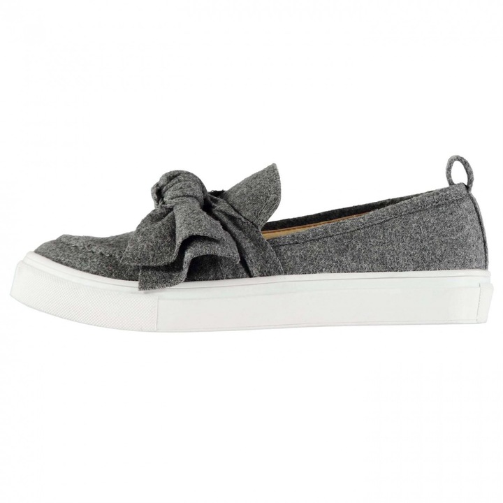 Espadrile din material textil Glamorous Platform Shoes, Gri, 40 EU