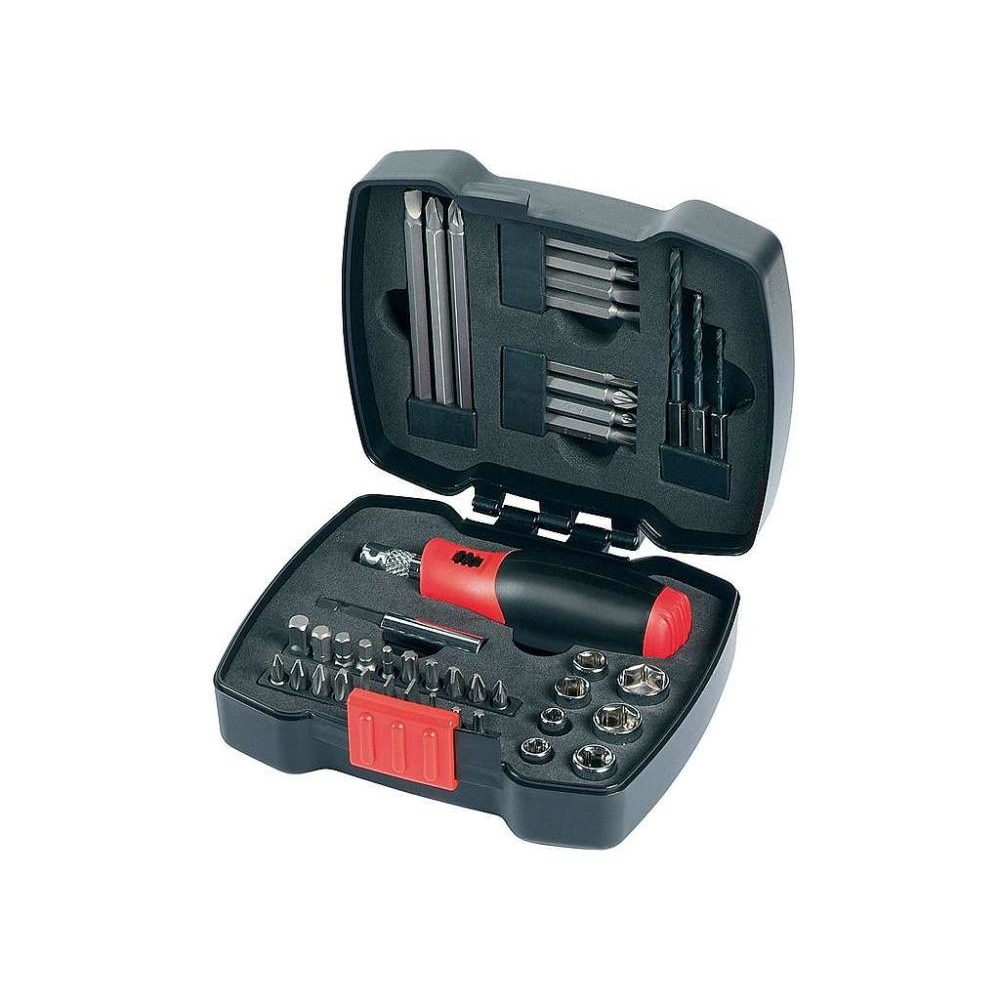 Set cu surubelnita cu clichet 43 piese Black+Decker A7175-XJ