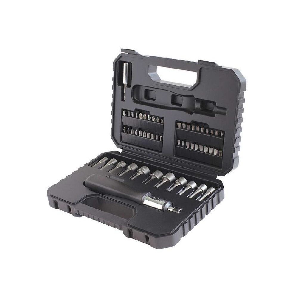 Set cu surubelnita cu clichet 53 piese Black+Decker A7218-XJ