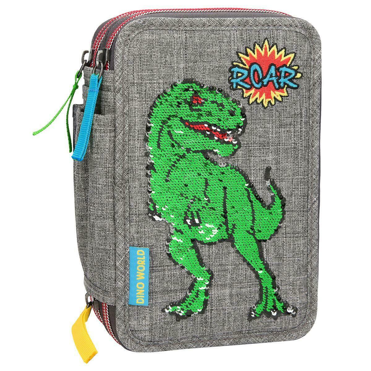 Penar echipat, Depesche, Dino World cu paiete reversibile, 10301