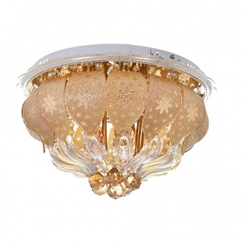 Plafoniera EL 1833/50 GD, 6xE27+LED RGB, Auriu Plafoniera EL 1833/50 GD, 6xE27+LED RGB, Auriu