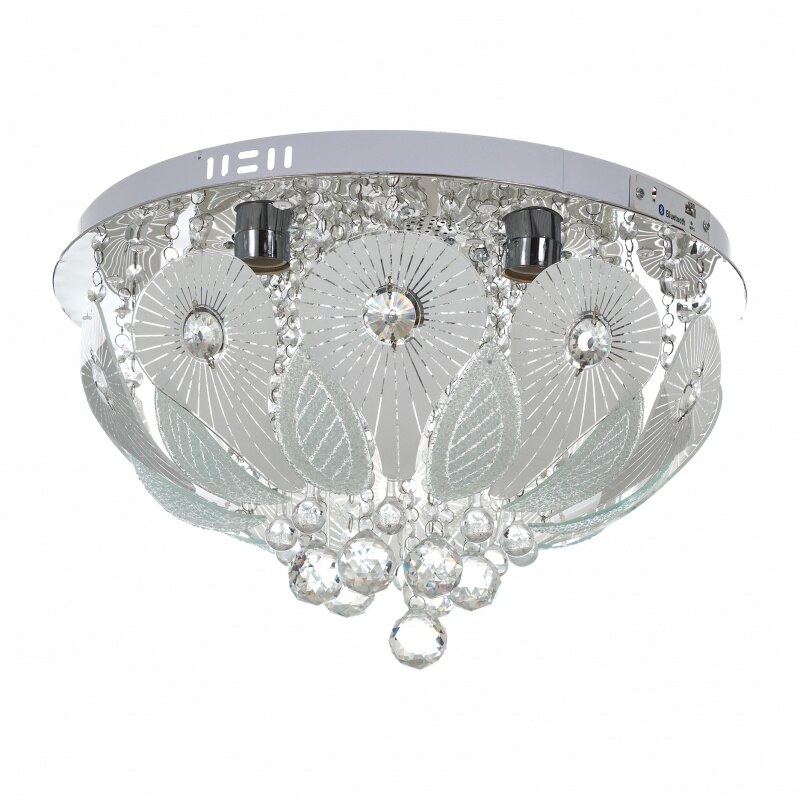 Plafoniera EL 1834/50 CH, 6xE27+LED RGB, Crom