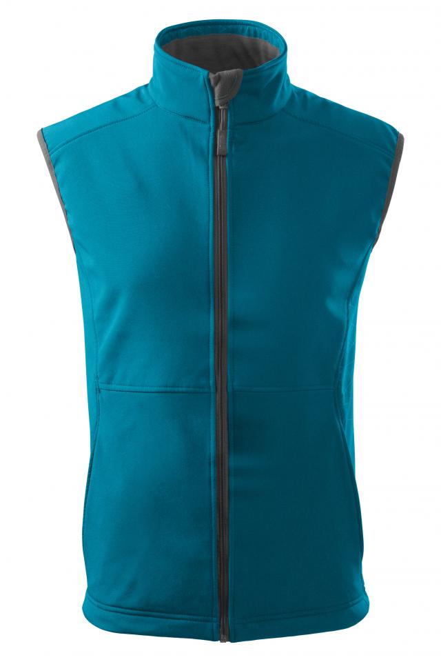 Vesta softshell pentru barbaţi Vision, Turcoaz inchis