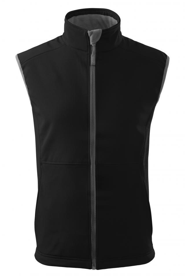 Vesta softshell pentru barbaţi Vision, Negru