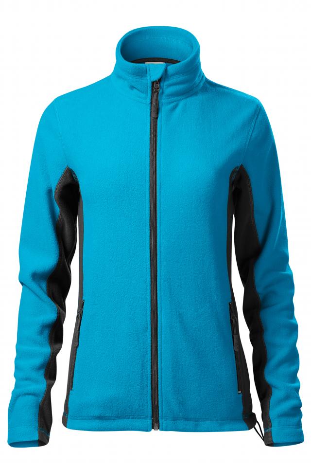 Hanorac fleece pentru dama Frosty, turcoaz, marime 3XL