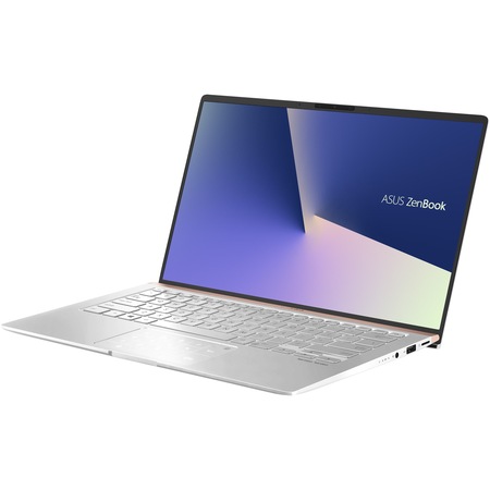 Laptop utraportabil ASUS ZenBook 14 UX433FAC cu procesor Intel® Core™ i7-10510U pana la 4.90 GHz Comet Lake, 14", Full HD, 8GB, 512GB SSD, Intel UHD Graphics 620, Windows 10, Icicle Silver