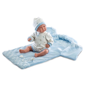 Papusa Llorens Lalo 40 cm cu paturica Papusa Llorens Lalo 40 cm cu paturica