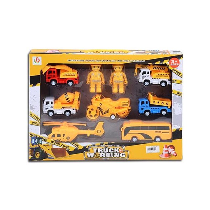 MK Toys 5624709 Munkagép járműszett 7db-os