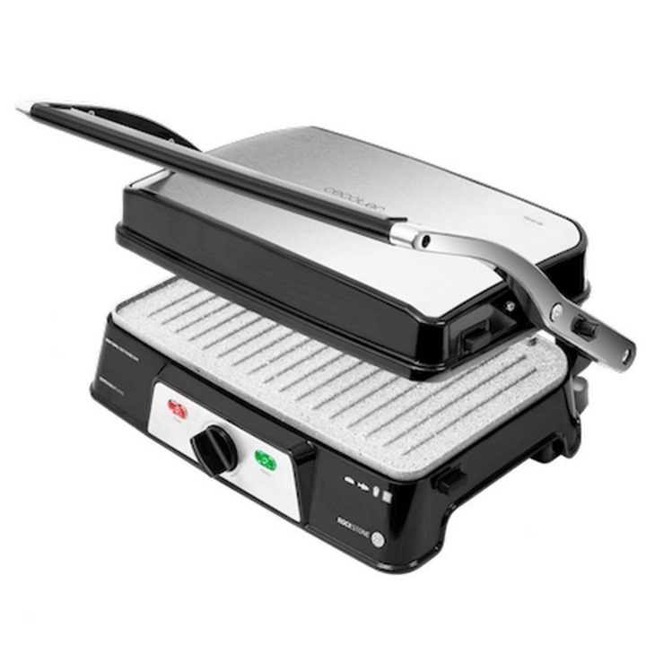Gratar electric, Cecotec, Rock'n grill, Take&Clean, 1500W, Negru