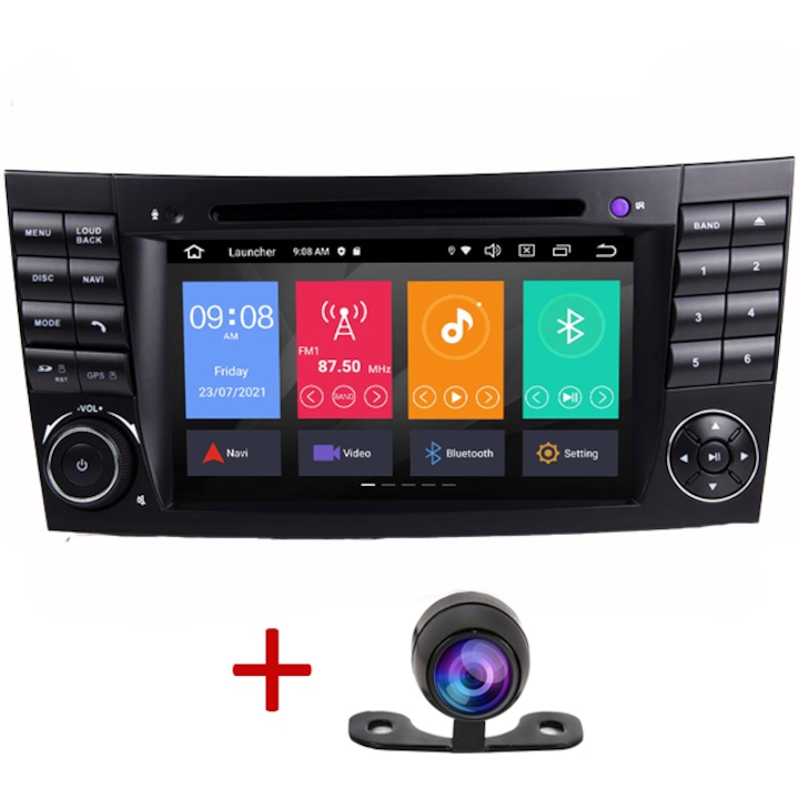 Специализирана мултимедия Hesperus, за Mercedes CLS W219, E-Class W211, с GPS, DVD, Wi-Fi, Android 12
