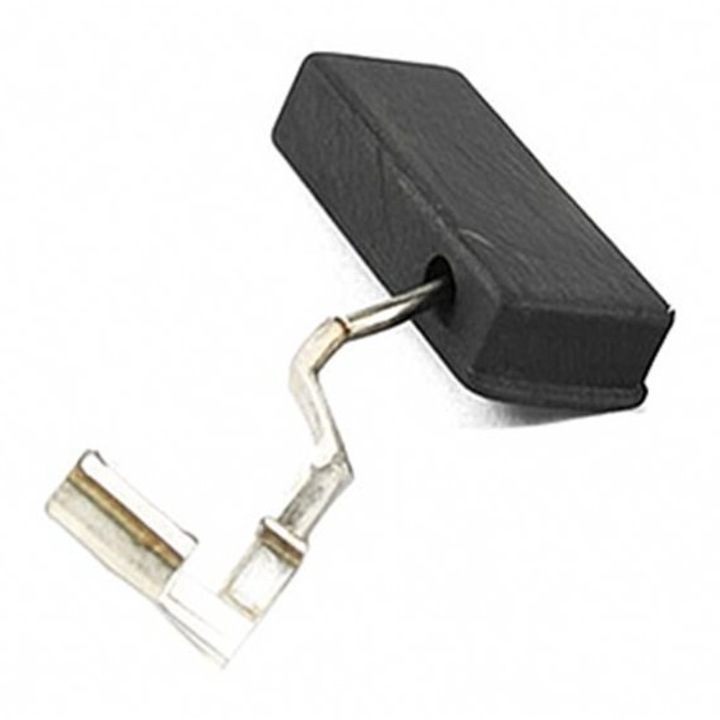 Комплект 2 бр., Въглено-графитна четка, С канал и извод, С накрайник каб.обувка, 5x8x19mm