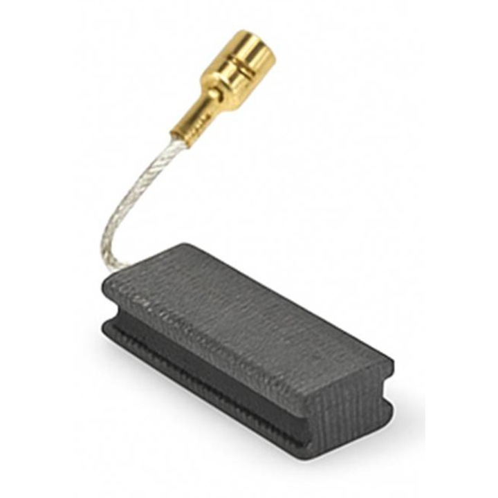 Комплект 2 бр., Въглено-графитна четка, С канал и извод, С накрайник каб.обувка, 5x8x20mm