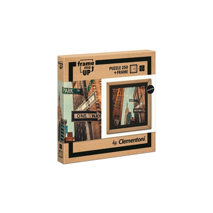 Clementoni 250 db-os puzzle képkerettel - One Way - New York (38502)