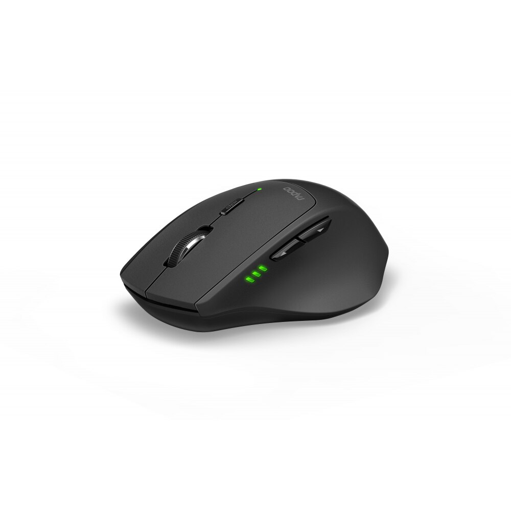 Mouse optic wireless RAPOO MT550, Multi-mode, Bluetooth & 2.4Ghz, Negru