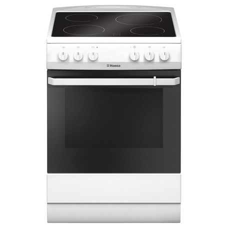 Aragaz Hansa FCCW680009, Electric, 4 zone de gatit, Clasa A,, Grill, 60 cm, Alb