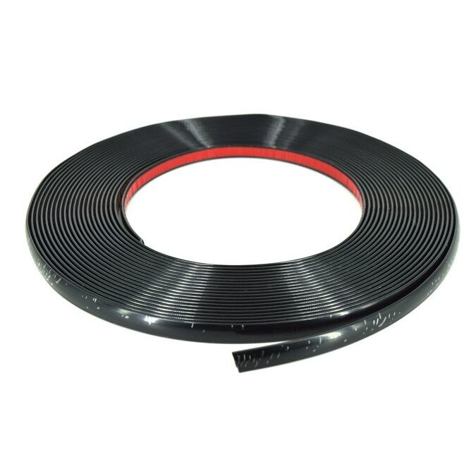 Ornament de protectie pentru jantele auto , cu lungime de 8 metri , de culoare neagra