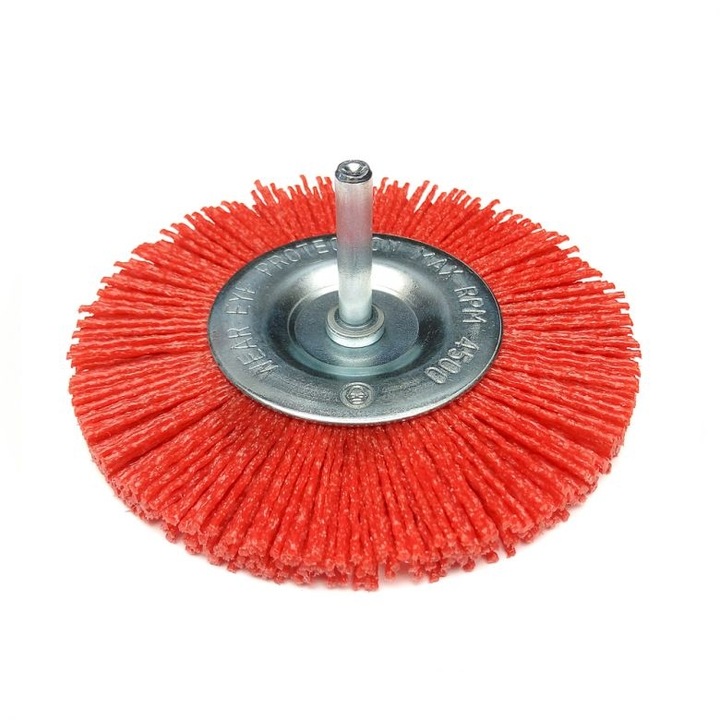 Perie de disc abraziva Dedra 100mm cu bolt