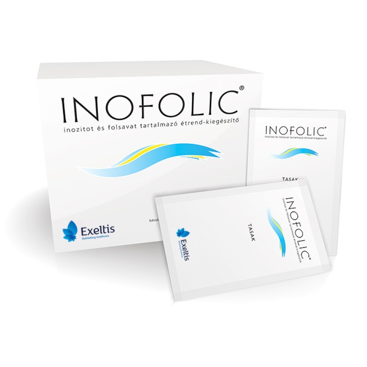 Inofolic granulátum - 2000 mg mio-inozitolt és 200 µg folsavat tartalmaz