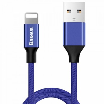 Cablu de date/incarcare Baseus, Yiven Lightning, 1.2M 2 A, Albastru Cablu de date/incarcare Baseus, Yiven Lightning, 1.2M 2 A, Albastru