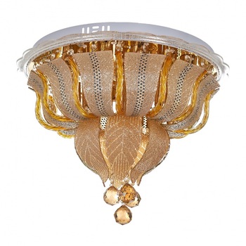 Plafoniera EL 1832/50 GD, 6xE27+LED RGB, Auriu Plafoniera EL 1832/50 GD, 6xE27+LED RGB, Auriu